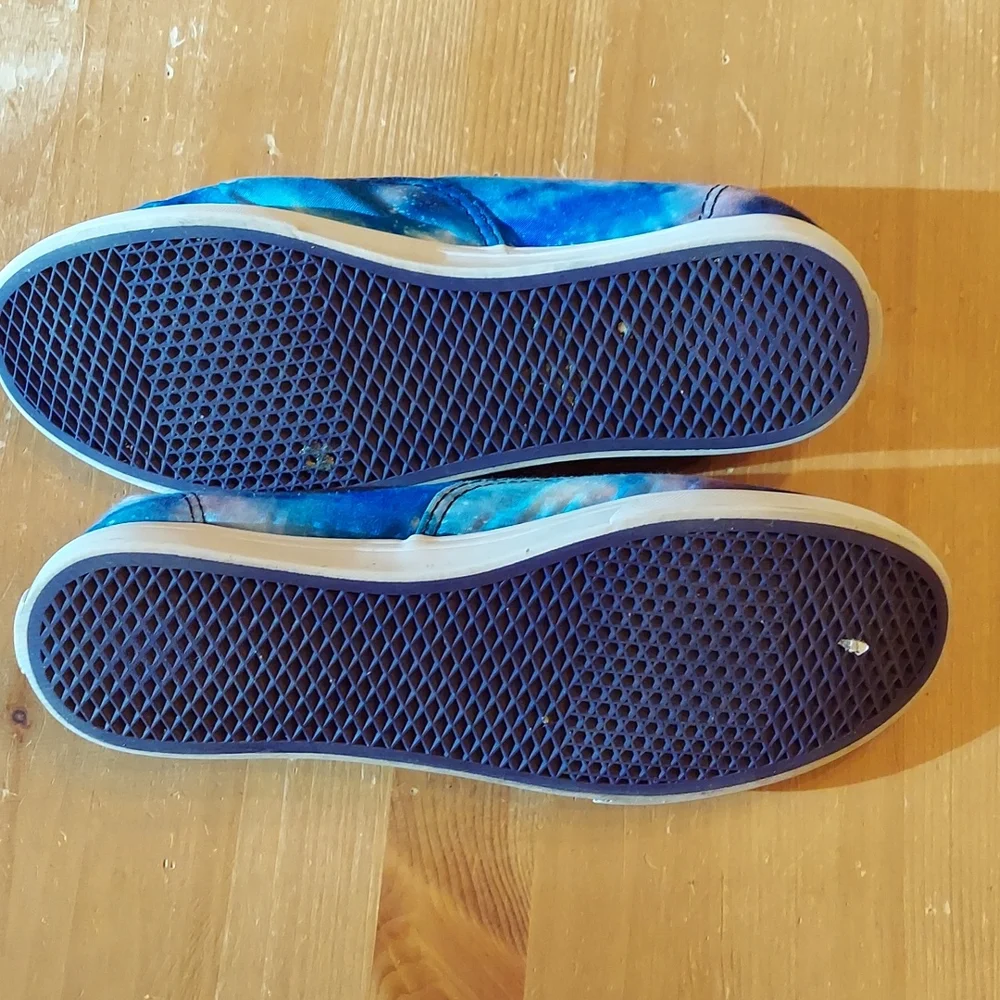 SOLD Galaxy Space Vans! Sz 8 women low top sneakers guc some scuffs adorable! - Picture 6 of 10